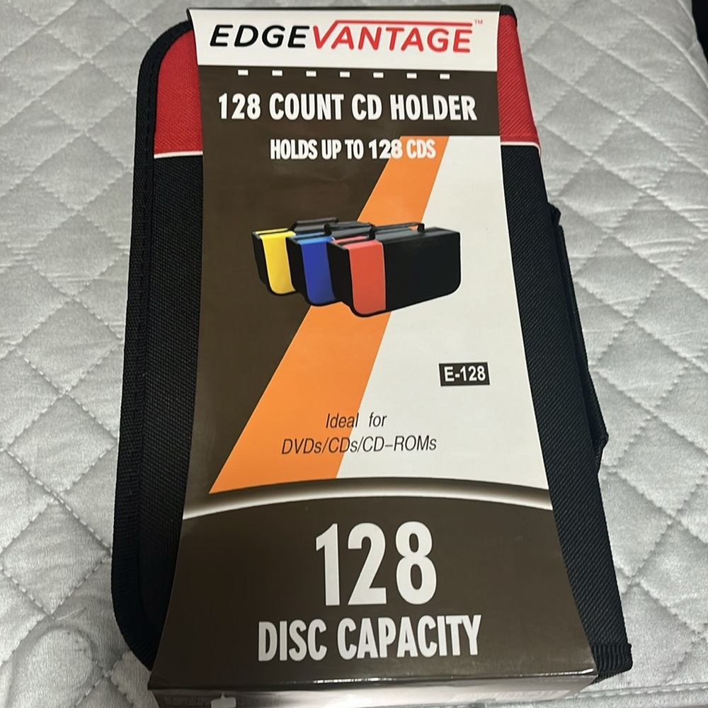 NWT EdgeVantage 128 Count CD Holder